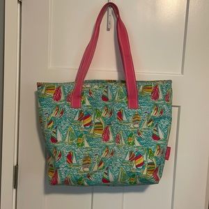 Lilly Pulitzer Insulated Beach Bag in rare You Gotta Regatta print